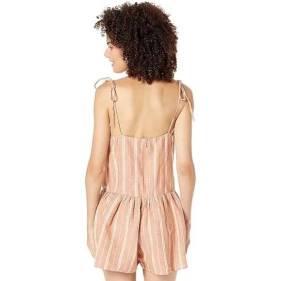 NWT $69.50 LEVI'S WOMENS BRICK STRIPED RORI ROMPER SIZE SMALL - Picture 4 of 9